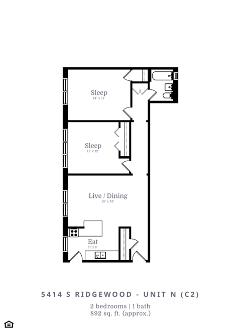 5410-18 S Ridgewood Ct 2-3 Beds Apartment for Rent - Photo Gallery 13